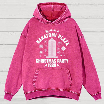 Holiday Christmas Party Vintage Distressed Hoodie