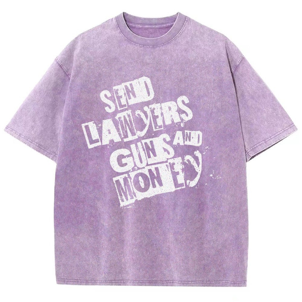 Send Lawyers Guns And Money Vintage Distressed T-shirt