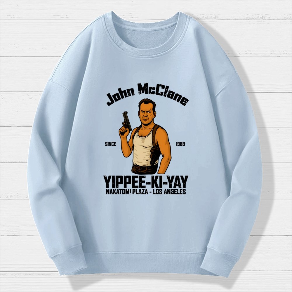 Yippee Ki Yay Geek Cotton Sweatshirt