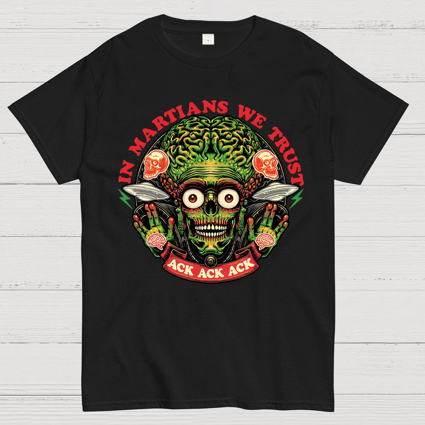 In Martians We Trust Geek T-Shirt