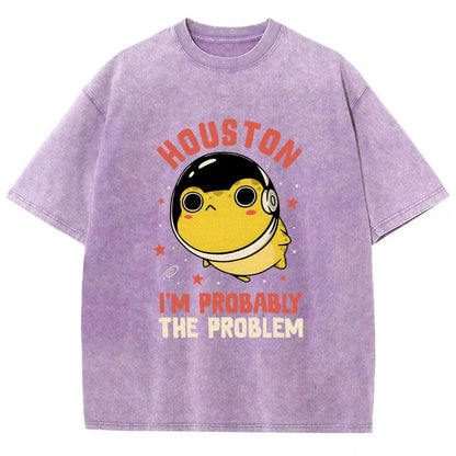 Houston Im Probably The Problem Vintage Distressed T-shirt