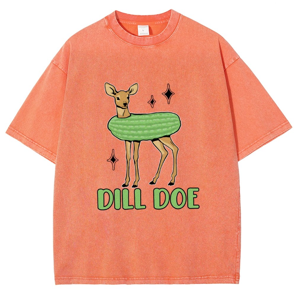 Dill Pickle Funny Vintage Distressed T-shirt