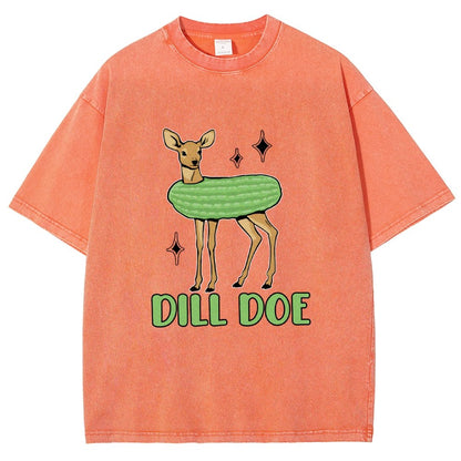 Dill Pickle Funny Vintage Distressed T-shirt