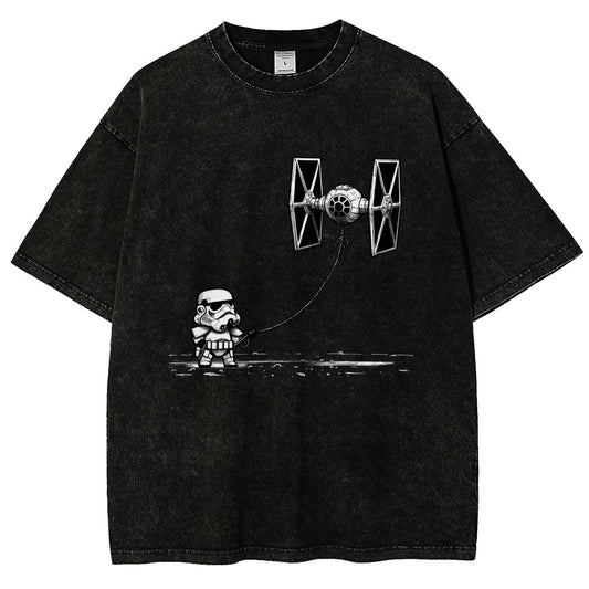 Flying The Galactic Alliance's Kite Vintage Distressed T-shirt
