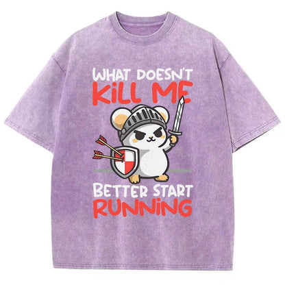 Knight mouse Vintage Distressed T-shirt