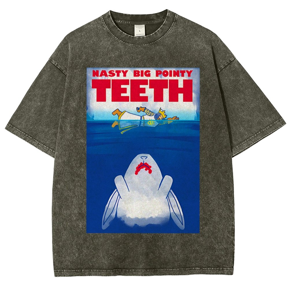 TEETH Vintage Distressed T-shirt