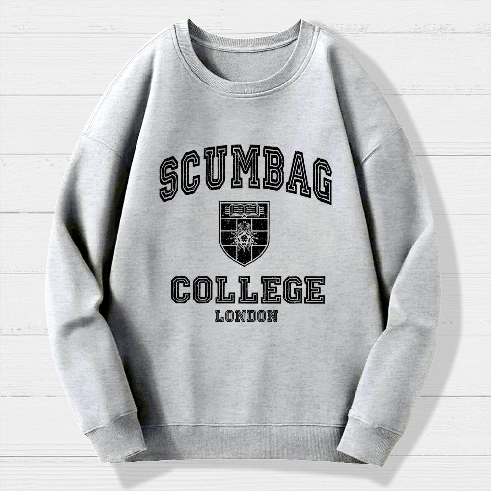 Scumbag College Geek Cotton Sweatshirt 2511001404