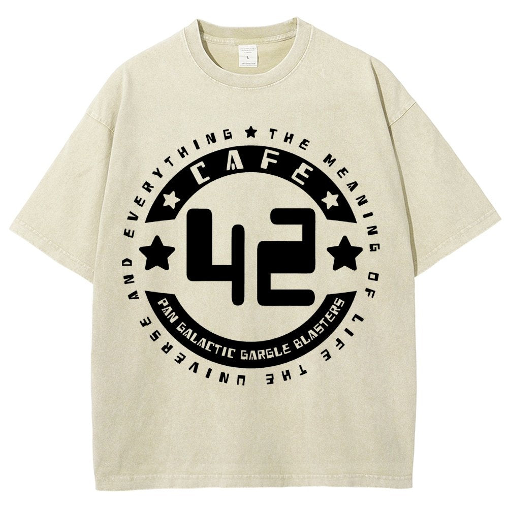 Cafe 42 Vintage Distressed T-shirt
