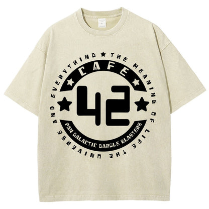 Cafe 42 Vintage Distressed T-shirt