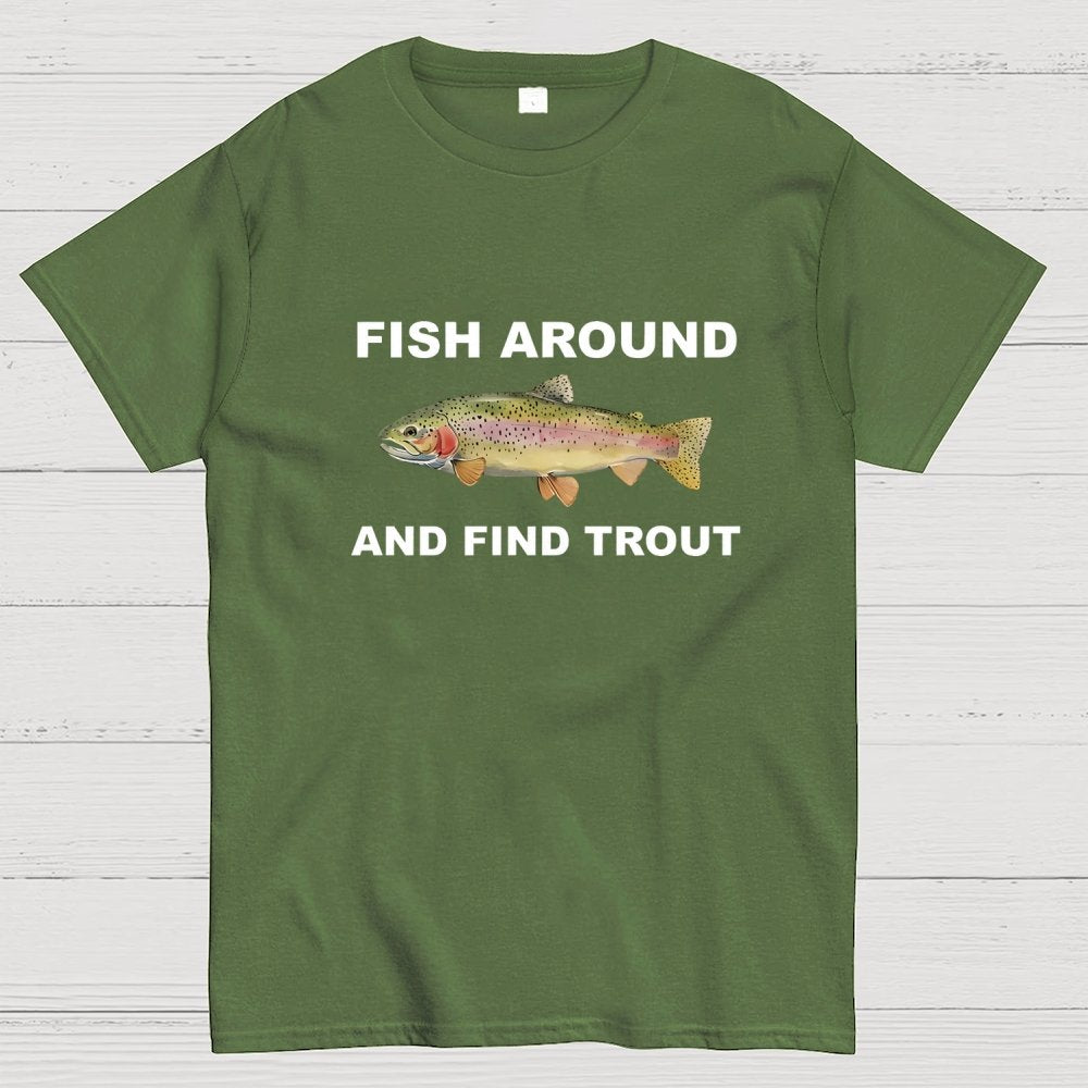 Fish Around Geek T-Shirt