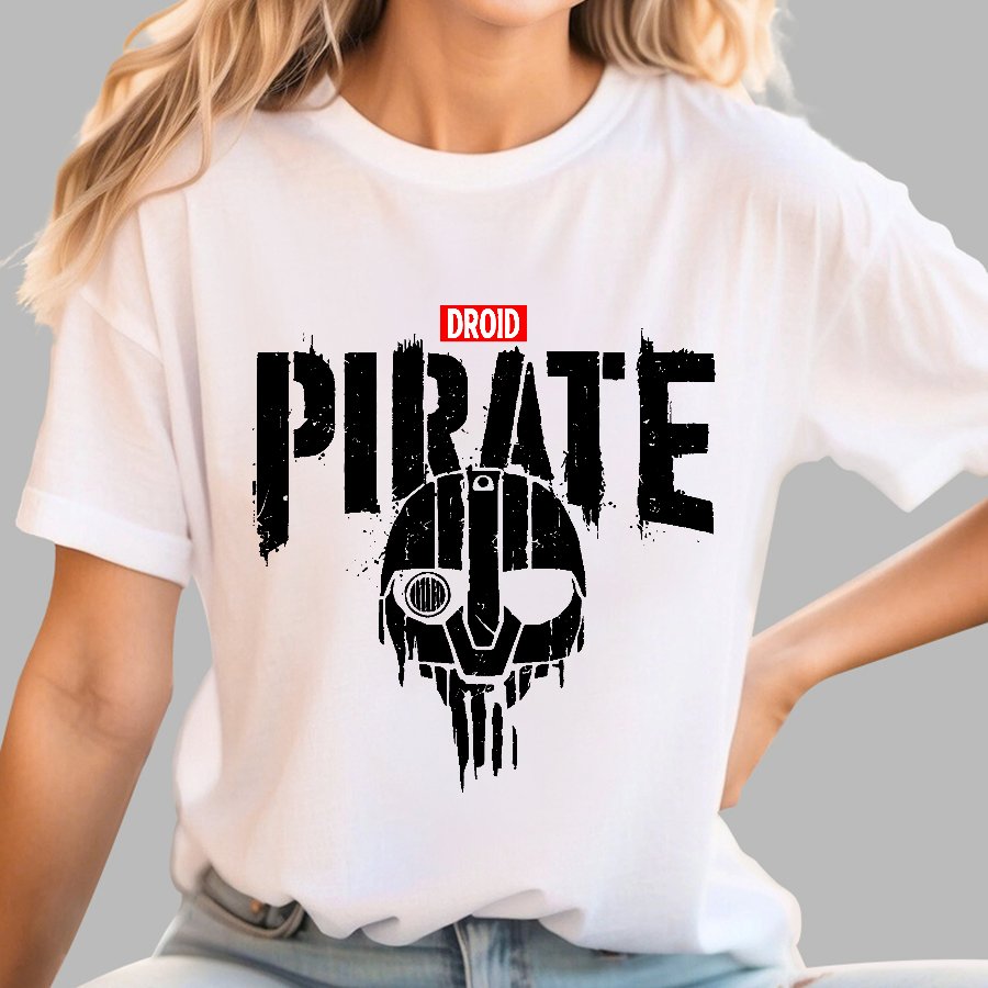 Droid Pirate Geek T-Shirt
