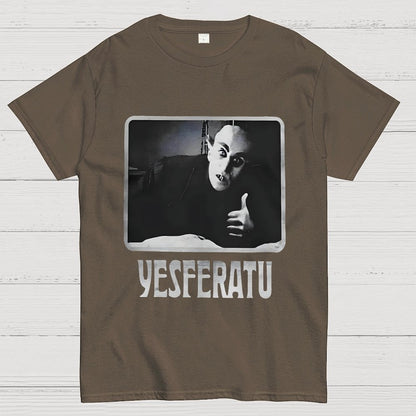 Yesferatu Funny Horror Retro Unisex Geek T-Shirt
