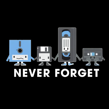 Never Forget Geek Cotton Hoodie