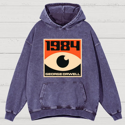 1984 Vintage Distressed Hoodie