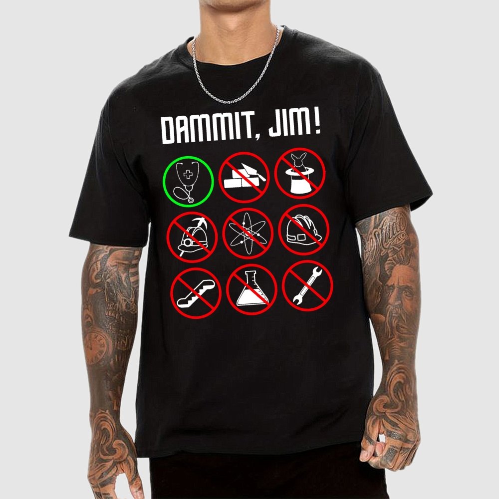 Darn It Jim Geek T-Shirt