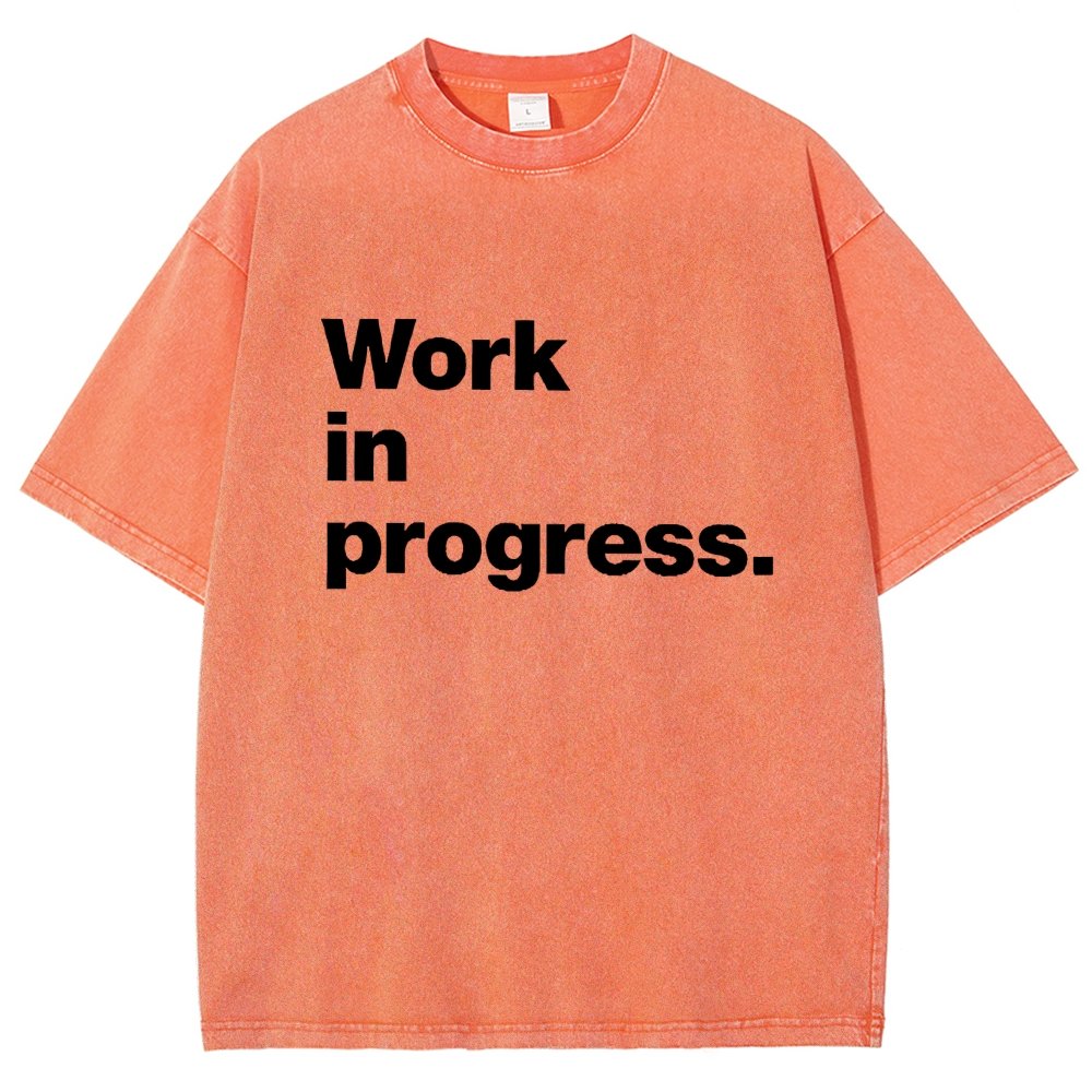 Work In Progress Vintage Distressed T-shirt