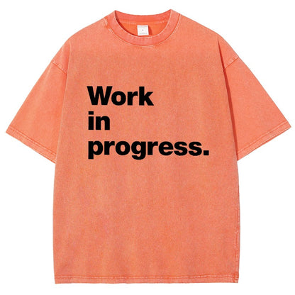 Work In Progress Vintage Distressed T-shirt