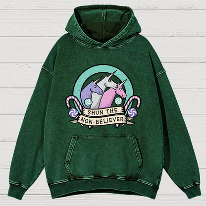 Shun the Non-Believer Vintage Distressed Hoodie