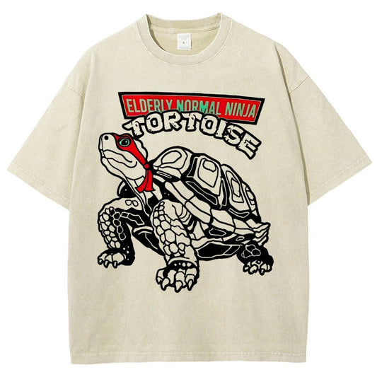 Elderly Normal Ninja Vintage Distressed T-shirt
