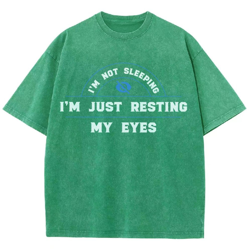 Just Resting My Eyes Vintage Distressed T-shirt