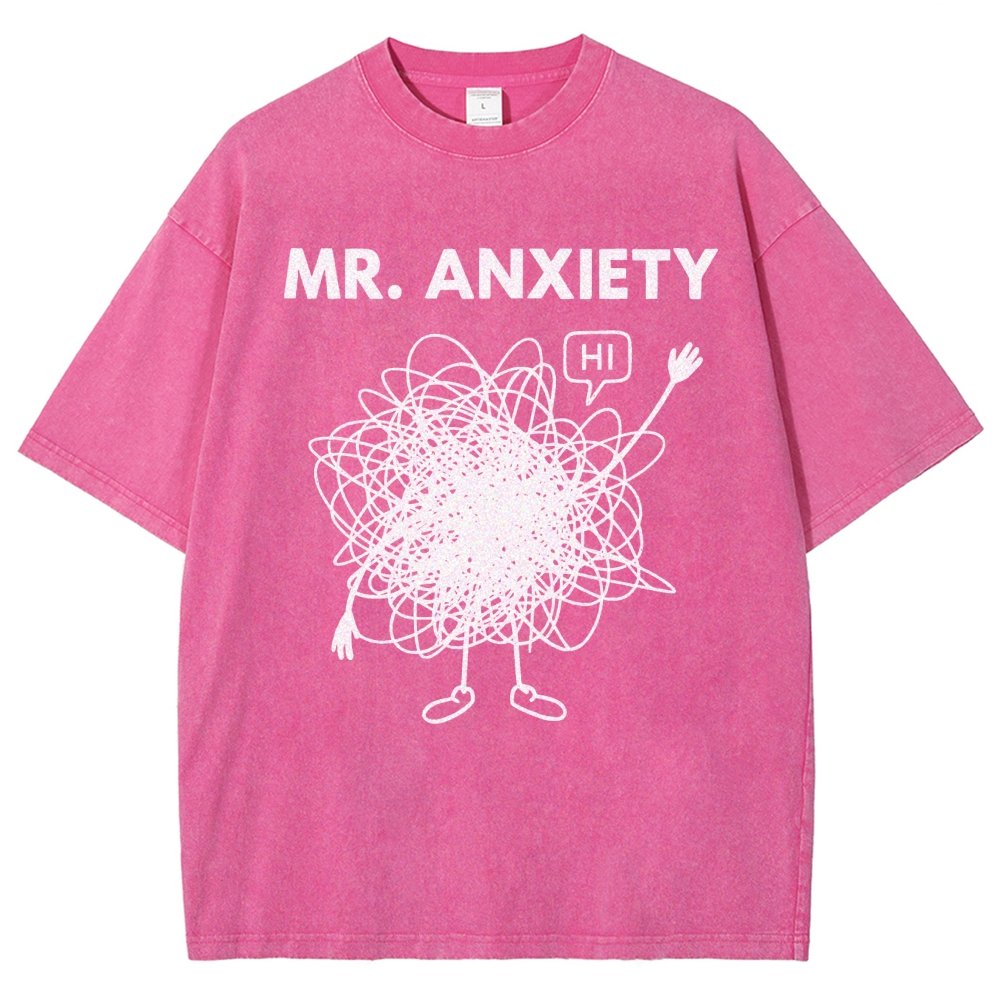 Mr. Anxiety! Vintage Distressed T-shirt