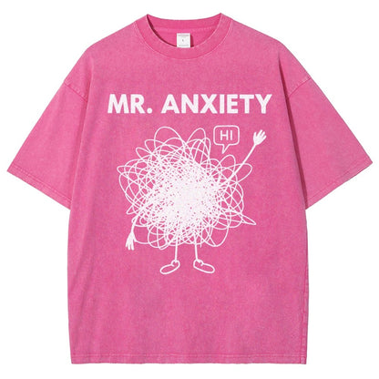 Mr. Anxiety! Vintage Distressed T-shirt