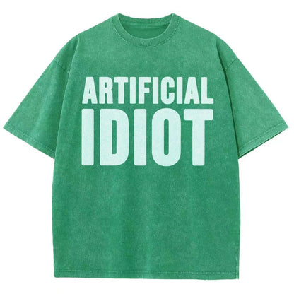 Artificial Idiot Vintage Distressed T-shirt