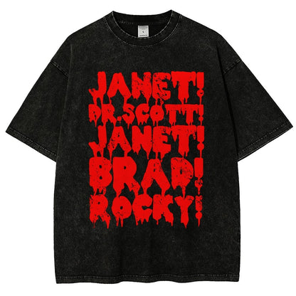 Jana! Dr. Smith! Jana! Ben! Vintage Distressed T-shirt