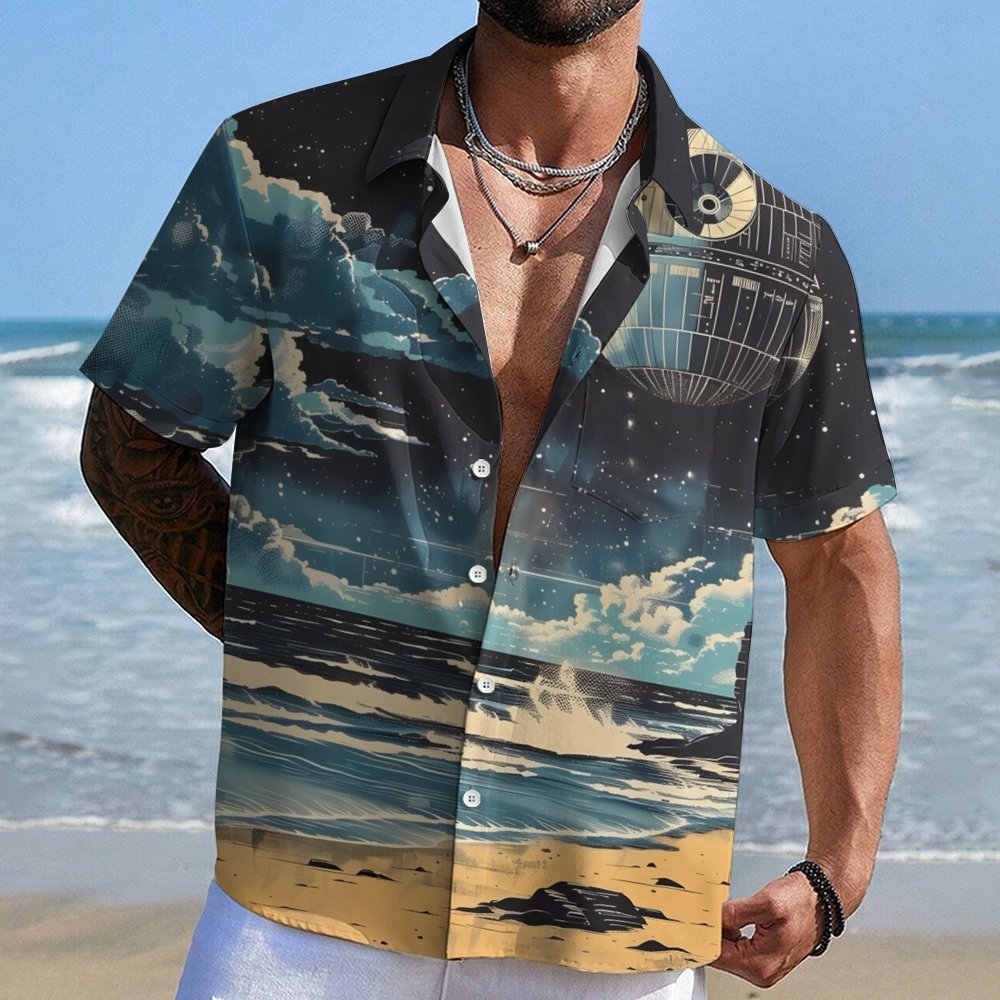 Space war Geek Hawaiian Shirt