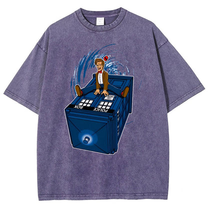 How I Learned To Love The Time Machine Vintage Distressed T-shirt