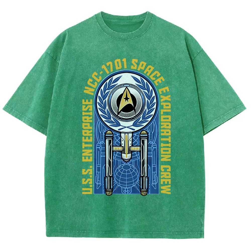 Space Exploration Vintage Distressed T-shirt