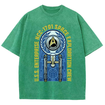Space Exploration Vintage Distressed T-shirt