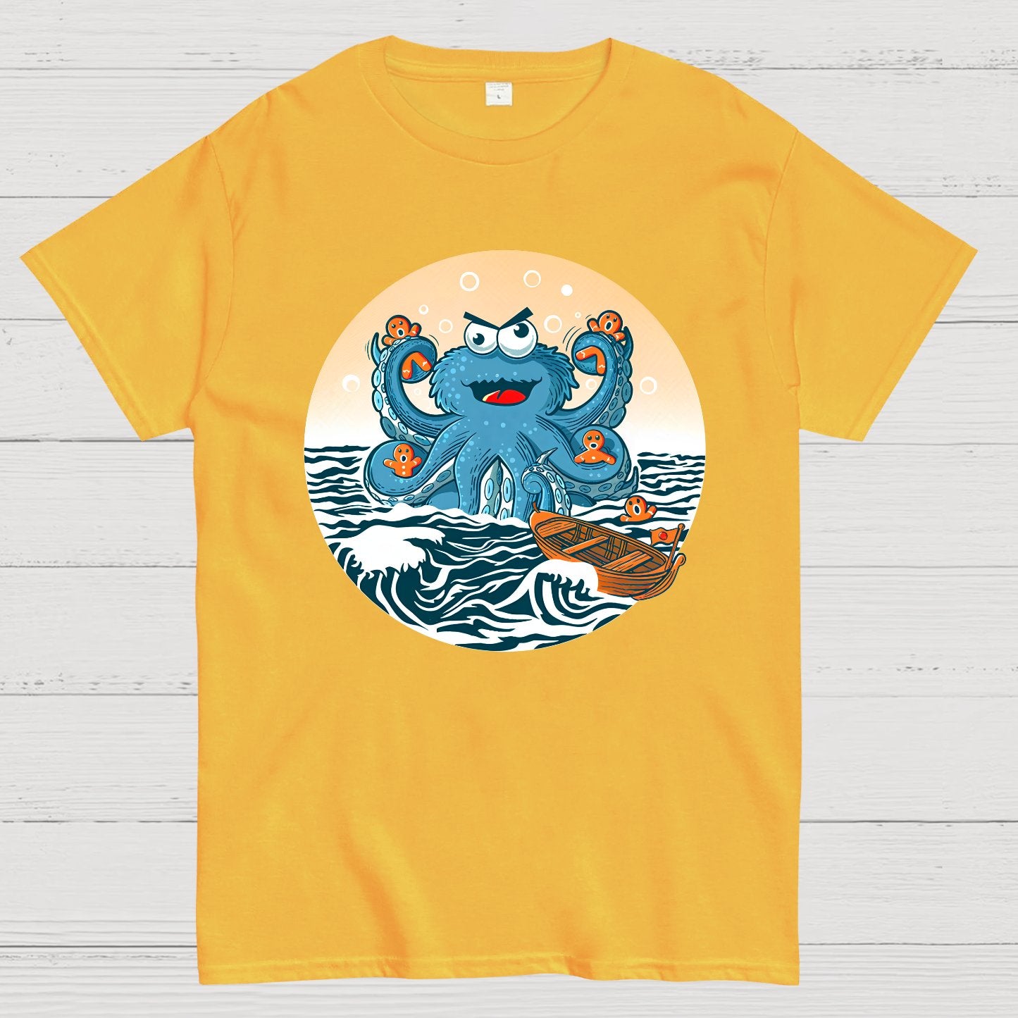 Cookie Kraken Attack Geek T-Shirt