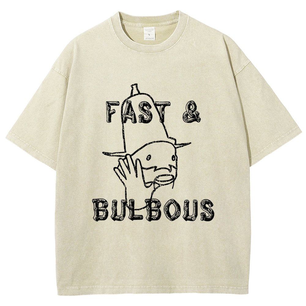 Fast & Bulbous Vintage Distressed T-shirt