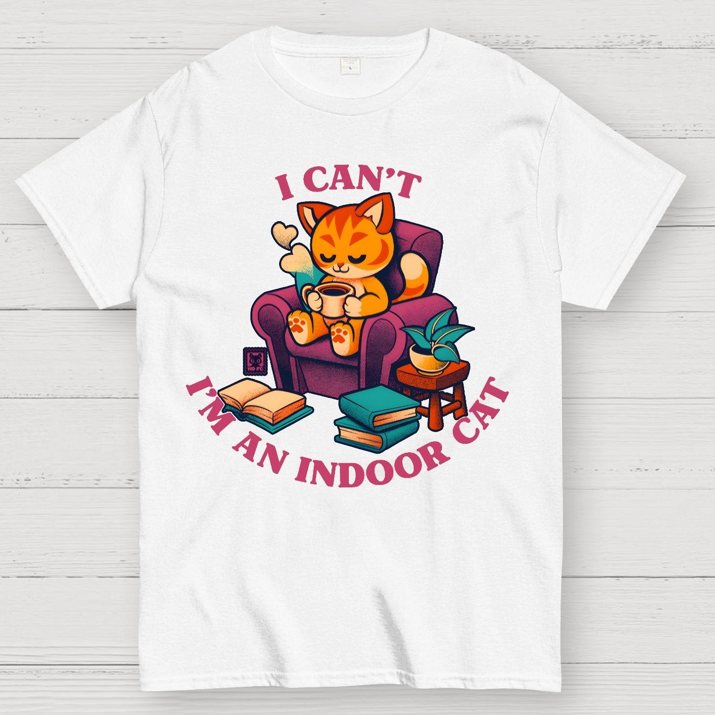 I Can't. I'm an Indoor Cat Geek T-Shirt