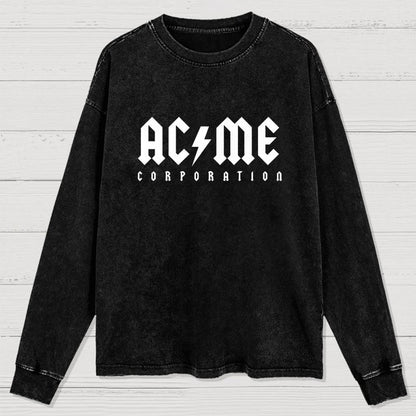 Ac-Me Corporation Washed Long Sleeve Tee