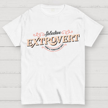 Selective Extrovert Geek T-Shirt