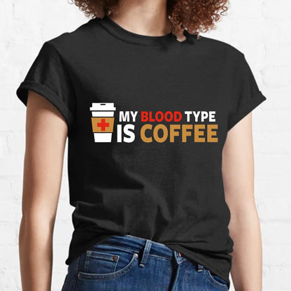 MY BLOOD TYPE Geeky T-Shirt