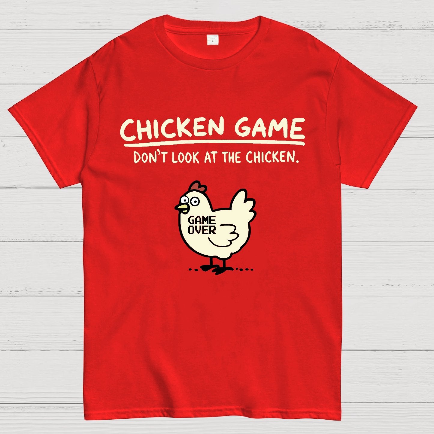 Chicken Game Geeky T-Shirt