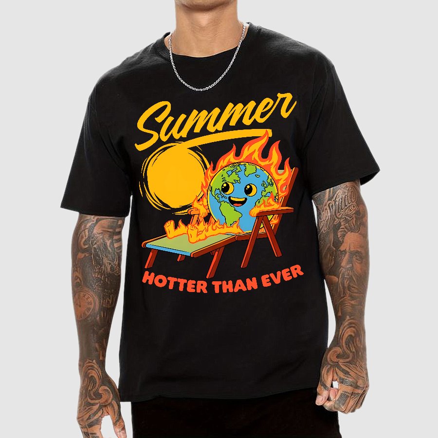 Summer Burn Earth Geek T-Shirt