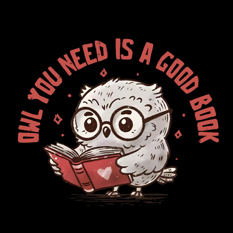 Owl You Need Is A Good Book Geek T-Shirt