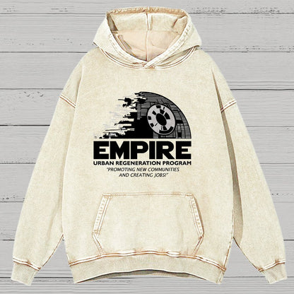 Metropolis Urban Regeneration Vintage Distressed Hoodie