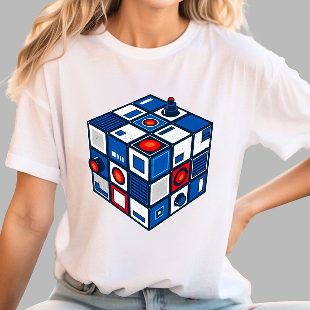 Droid Cube Geek T-Shirt