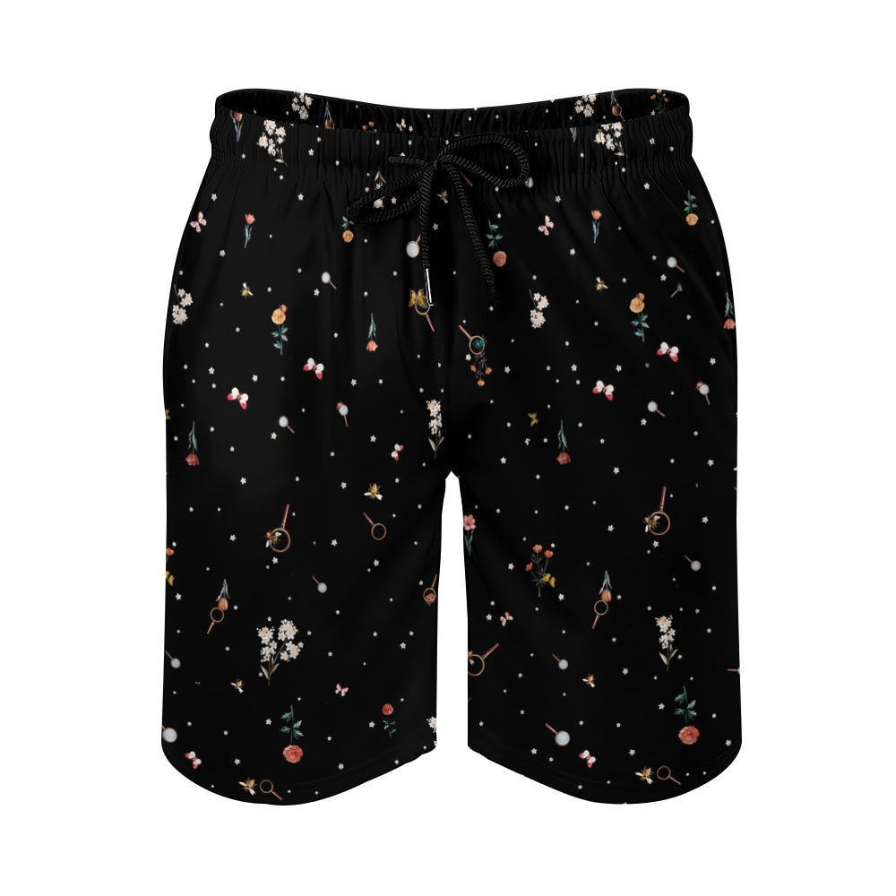Magnifying Glass Flower Geek Shorts