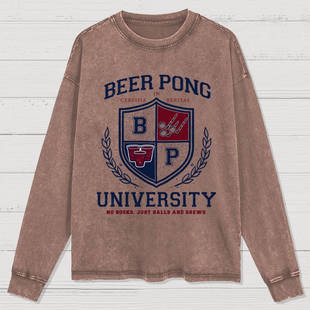 BP University Washed Long Sleeve Tee