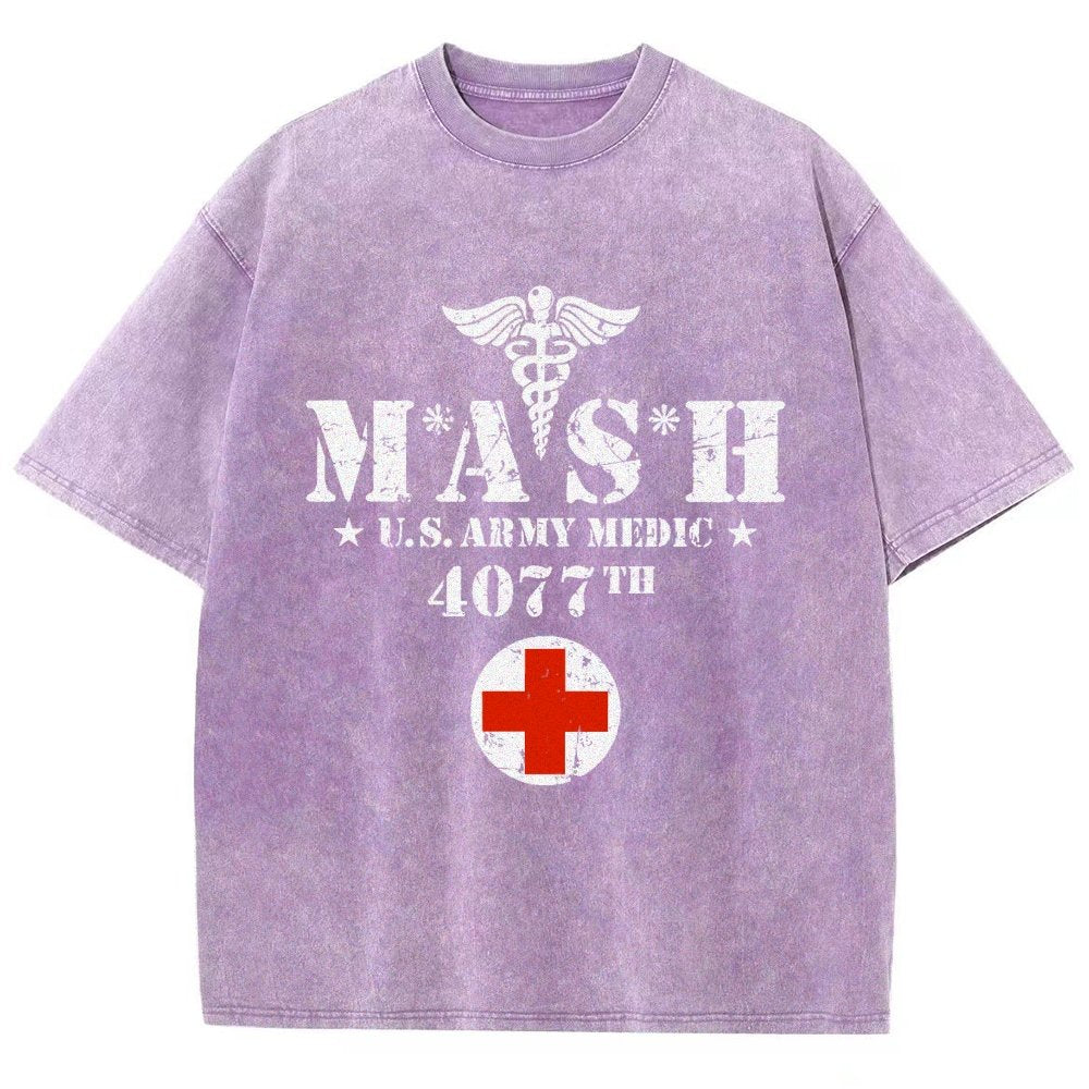 Old School University Vintage Distressed T-shirt