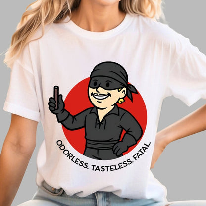 Odorless, Tasteless, Fatal Unisex Geek T-Shirt