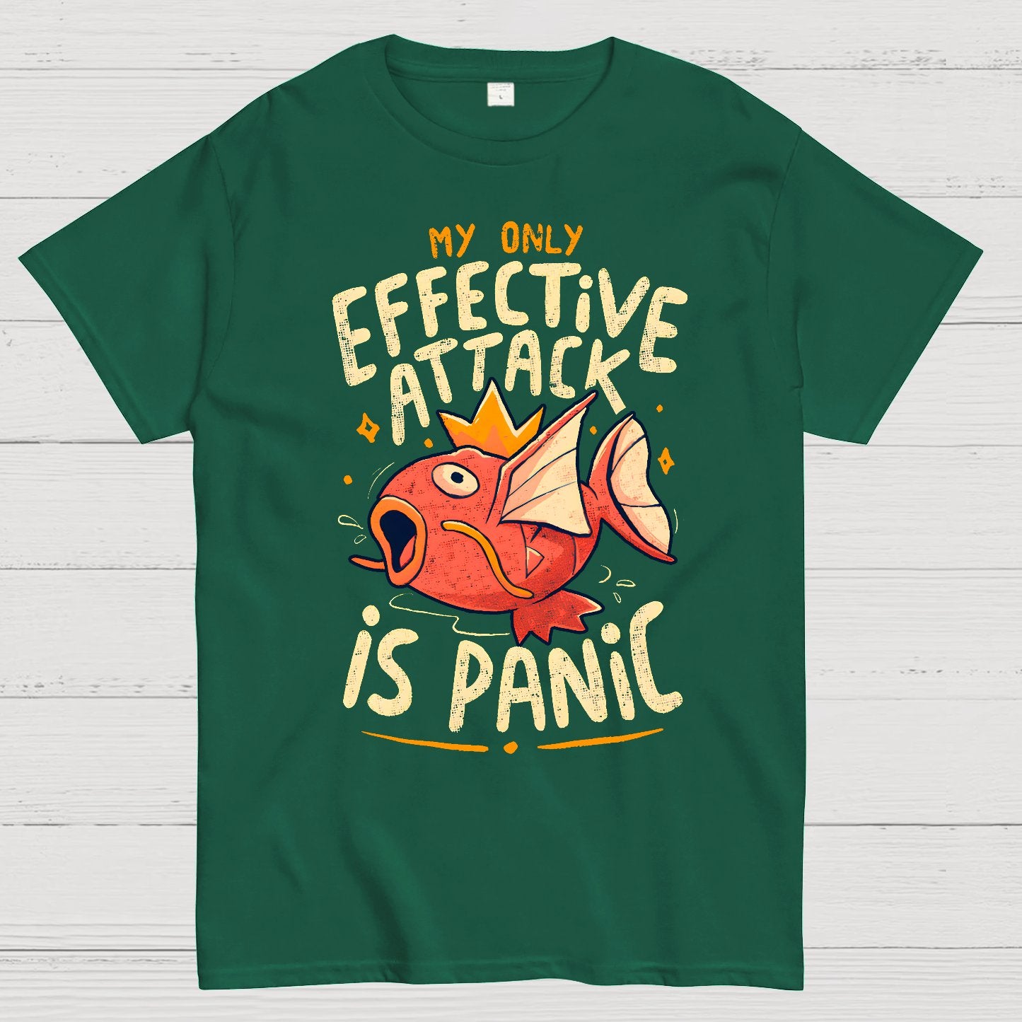 My Only Effective Attack Is Panic Panic Attack Geek T-Shirt