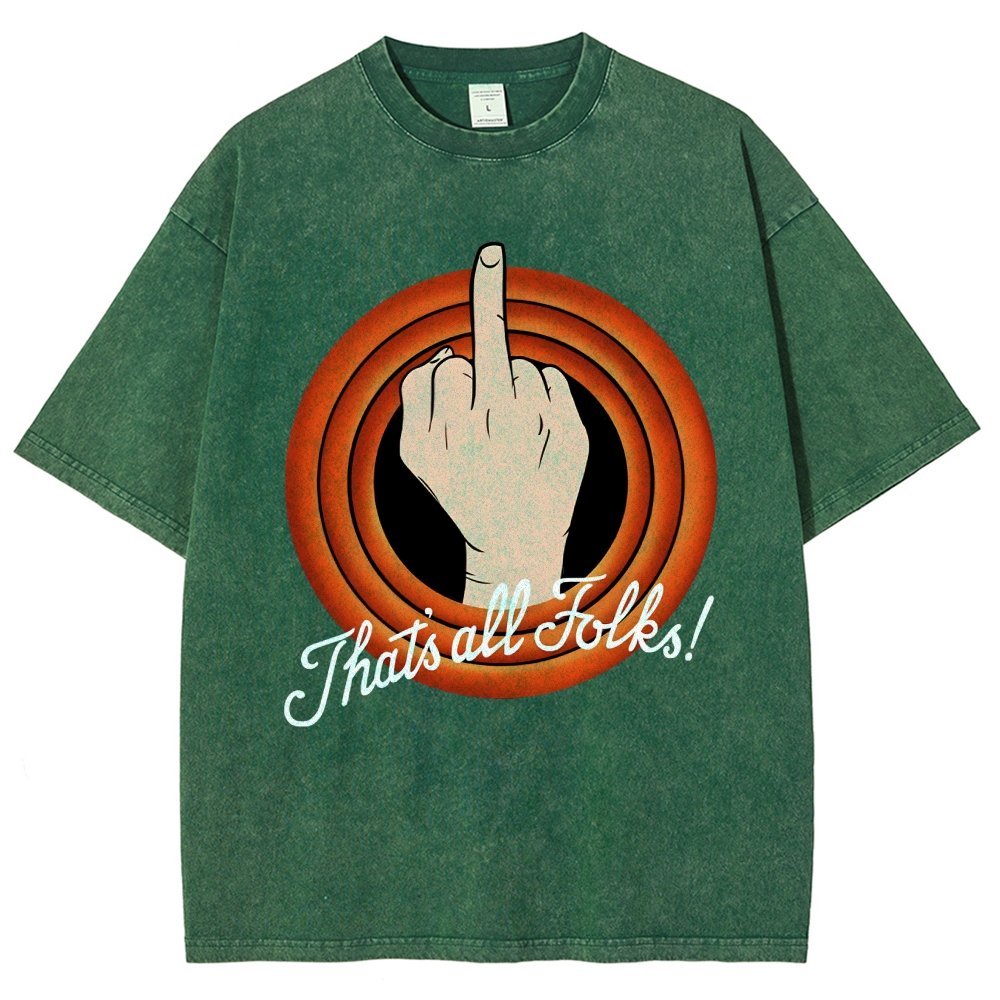 That's All Folks Vintage Distressed T-shirt