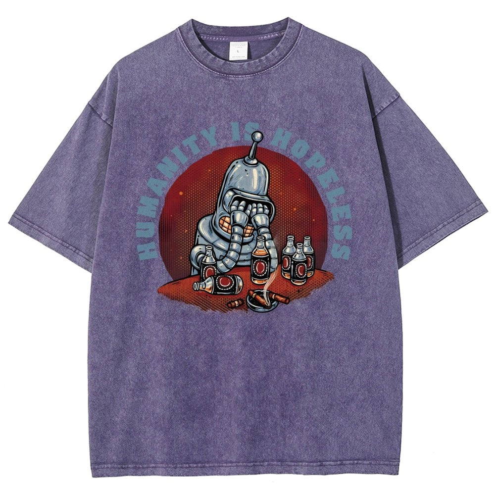 Humanity Is Hopeless Vintage Distressed T-shirt